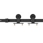 vidaXL Schiebetür mit Beschlag 102,5x205 cm ESG-Glas & Aluminium vidaXL Schiebetür mit Beschlag 102,5x205 cm ESG-Glas & Aluminium