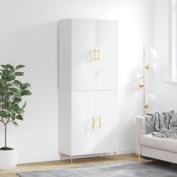vidaXL Highboard Weiß 69,5x34x180 cm Holzwerkstoff
