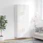 vidaXL Highboard Weiß 69,5x34x180 cm Holzwerkstoff vidaXL Highboard Weiß 69,5x34x180 cm Holzwerkstoff
