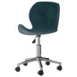 Esszimmerstühle 2 Stk. Drehbar Blau Samt Esszimmerstühle 2 Stk. Drehbar Blau Samt