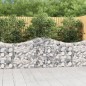 vidaXL Gabionen mit Hochbogen 11 Stk. 200x30x80/100cm Verzinktes Eisen vidaXL Gabionen mit Hochbogen 11 Stk. 200x30x80/100cm Verzinktes Eisen