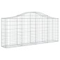 vidaXL Gabionen mit Hochbogen 11 Stk. 200x30x80/100cm Verzinktes Eisen vidaXL Gabionen mit Hochbogen 11 Stk. 200x30x80/100cm Verzinktes Eisen