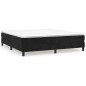 vidaXL Boxspringbett mit Matratze Schwarz 180x200 cm Samt vidaXL Boxspringbett mit Matratze Schwarz 180x200 cm Samt