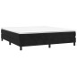 vidaXL Boxspringbett mit Matratze Schwarz 180x200 cm Samt vidaXL Boxspringbett mit Matratze Schwarz 180x200 cm Samt