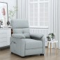 vidaXL Relaxsessel Elektrisch Hellgrau Stoff vidaXL Relaxsessel Elektrisch Hellgrau Stoff