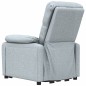 vidaXL Relaxsessel Elektrisch Hellgrau Stoff vidaXL Relaxsessel Elektrisch Hellgrau Stoff