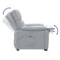 vidaXL Relaxsessel Elektrisch Hellgrau Stoff vidaXL Relaxsessel Elektrisch Hellgrau Stoff