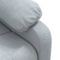 vidaXL Relaxsessel Elektrisch Hellgrau Stoff vidaXL Relaxsessel Elektrisch Hellgrau Stoff