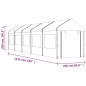 vidaXL Pavillon mit Dach Weiß 11,15x2,28x2,69 m Polyethylen vidaXL Pavillon mit Dach Weiß 11,15x2,28x2,69 m Polyethylen