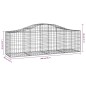 vidaXL Gabionen mit Hochbogen 30 Stk. 200x50x60/80 cm Verzinktes Eisen vidaXL Gabionen mit Hochbogen 30 Stk. 200x50x60/80 cm Verzinktes Eisen