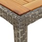 vidaXL 5-tlg. Garten-Essgruppe mit Kissen Grau Poly Rattan vidaXL 5-tlg. Garten-Essgruppe mit Kissen Grau Poly Rattan