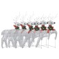 vidaXL LED-Rentiere 6 Stk. Silbern 120 LEDs vidaXL LED-Rentiere 6 Stk. Silbern 120 LEDs