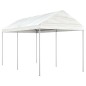 vidaXL Pavillon mit Dach Weiß 4,46x2,28x2,69 m Polyethylen vidaXL Pavillon mit Dach Weiß 4,46x2,28x2,69 m Polyethylen