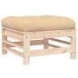 vidaXL 6-tlg. Garten-Lounge-Set mit Kissen Massivholz vidaXL 6-tlg. Garten-Lounge-Set mit Kissen Massivholz