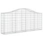 vidaXL Gabionen mit Hochbogen 13 Stk. 200x30x80/100cm Verzinktes Eisen vidaXL Gabionen mit Hochbogen 13 Stk. 200x30x80/100cm Verzinktes Eisen