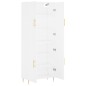 vidaXL Highboard Weiß 69,5x34x180 cm Holzwerkstoff vidaXL Highboard Weiß 69,5x34x180 cm Holzwerkstoff