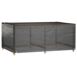 vidaXL Gartenmöbel-Abdeckungen 2 Stk. 8 Ösen 180x122x75 cm Rechteckig