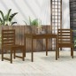 vidaXL 3-tlg. Garten-Bistro-Set Honigbraun Massivholz Kiefer vidaXL 3-tlg. Garten-Bistro-Set Honigbraun Massivholz Kiefer