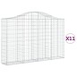 vidaXL Gabionen mit Hochbogen 11Stk. 200x30x120/140cm Verzinktes Eisen vidaXL Gabionen mit Hochbogen 11Stk. 200x30x120/140cm Verzinktes Eisen