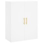 vidaXL Highboard Weiß 69,5x34x180 cm Holzwerkstoff vidaXL Highboard Weiß 69,5x34x180 cm Holzwerkstoff