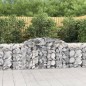 vidaXL Gabionen mit Hochbogen 5 Stk. 300x50x80/100 cm Verzinktes Eisen vidaXL Gabionen mit Hochbogen 5 Stk. 300x50x80/100 cm Verzinktes Eisen
