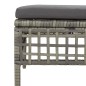 vidaXL 8-tlg. Garten-Lounge-Set mit Kissen Grau Poly Rattan vidaXL 8-tlg. Garten-Lounge-Set mit Kissen Grau Poly Rattan