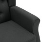 vidaXL Massagesessel mit Hocker Dunkelgrau Stoff vidaXL Massagesessel mit Hocker Dunkelgrau Stoff