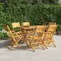 vidaXL Gartenstühle 6 Stk. Klappbar 55x61x90 cm Massivholz Teak vidaXL Gartenstühle 6 Stk. Klappbar 55x61x90 cm Massivholz Teak