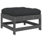 vidaXL 7-tlg. Garten-Lounge-Set mit Kissen Grau Massivholz vidaXL 7-tlg. Garten-Lounge-Set mit Kissen Grau Massivholz