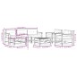 vidaXL 7-tlg. Garten-Lounge-Set mit Kissen Grau Massivholz vidaXL 7-tlg. Garten-Lounge-Set mit Kissen Grau Massivholz