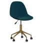Esszimmerstühle 2 Stk. Drehbar Blau Samt Esszimmerstühle 2 Stk. Drehbar Blau Samt