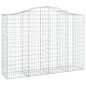 vidaXL Gabionen mit Hochbogen 6 Stk. 200x50x140/160cm Verzinktes Eisen vidaXL Gabionen mit Hochbogen 6 Stk. 200x50x140/160cm Verzinktes Eisen