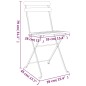 vidaXL 7-tlg. Bistro-Set Klappbar Massivholz Akazie und Stahl vidaXL 7-tlg. Bistro-Set Klappbar Massivholz Akazie und Stahl
