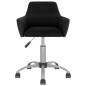 Esszimmerstühle 2 Stk. Drehbar Schwarz Samt Esszimmerstühle 2 Stk. Drehbar Schwarz Samt