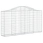 vidaXL Gabionen mit Hochbogen 30Stk. 200x30x100/120cm Verzinktes Eisen vidaXL Gabionen mit Hochbogen 30Stk. 200x30x100/120cm Verzinktes Eisen