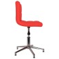 Drehbare Esszimmerstühle 2 Stk. Rot Kunstleder Drehbare Esszimmerstühle 2 Stk. Rot Kunstleder