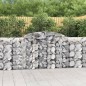 vidaXL Gabionen mit Hochbogen 12 Stk 300x50x100/120cm Verzinktes Eisen vidaXL Gabionen mit Hochbogen 12 Stk 300x50x100/120cm Verzinktes Eisen