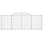 vidaXL Gabionen mit Hochbogen 8 Stk. 300x50x100/120cm Verzinktes Eisen vidaXL Gabionen mit Hochbogen 8 Stk. 300x50x100/120cm Verzinktes Eisen