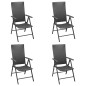 vidaXL 5-tlg. Garten-Essgruppe Schwarz Poly Rattan vidaXL 5-tlg. Garten-Essgruppe Schwarz Poly Rattan