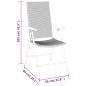 vidaXL 5-tlg. Garten-Essgruppe Schwarz Poly Rattan vidaXL 5-tlg. Garten-Essgruppe Schwarz Poly Rattan