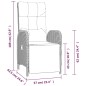 vidaXL 5-tlg. Garten-Essgruppe mit Kissen Grau Poly Rattan vidaXL 5-tlg. Garten-Essgruppe mit Kissen Grau Poly Rattan