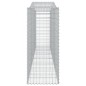 vidaXL Gabionen mit Hochbogen 8 Stk. 400x50x120/140cm Verzinktes Eisen vidaXL Gabionen mit Hochbogen 8 Stk. 400x50x120/140cm Verzinktes Eisen
