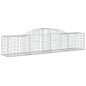 vidaXL Gabionen mit Hochbogen 9 Stk. 300x50x60/80 cm Verzinktes Eisen vidaXL Gabionen mit Hochbogen 9 Stk. 300x50x60/80 cm Verzinktes Eisen