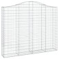 vidaXL Gabionen mit Hochbogen 8 Stk. 200x30x160/180cm Verzinktes Eisen vidaXL Gabionen mit Hochbogen 8 Stk. 200x30x160/180cm Verzinktes Eisen