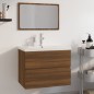 vidaXL Badmöbel-Set Braun Eichen-Optik Holzwerkstoff vidaXL Badmöbel-Set Braun Eichen-Optik Holzwerkstoff