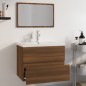 vidaXL Badmöbel-Set Braun Eichen-Optik Holzwerkstoff vidaXL Badmöbel-Set Braun Eichen-Optik Holzwerkstoff