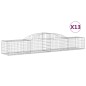vidaXL Gabionen mit Hochbogen 13 Stk. 300x50x40/60 cm Verzinktes Eisen vidaXL Gabionen mit Hochbogen 13 Stk. 300x50x40/60 cm Verzinktes Eisen