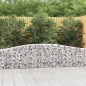 vidaXL Gabionen mit Hochbogen 9 Stk. 400x30x60/80 cm Verzinktes Eisen vidaXL Gabionen mit Hochbogen 9 Stk. 400x30x60/80 cm Verzinktes Eisen