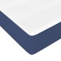 vidaXL Boxspringbett mit Matratze Blau 140x200 cm Stoff vidaXL Boxspringbett mit Matratze Blau 140x200 cm Stoff