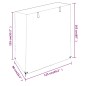vidaXL Abdeckungen für Schaukelbank 2 Stk. 8 Ösen 125x90x135/165 cm vidaXL Abdeckungen für Schaukelbank 2 Stk. 8 Ösen 125x90x135/165 cm